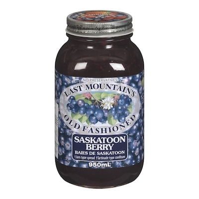 Last Mountain Tartinade, baies de Saskatoon 950 ml, 1,00 $/100ml