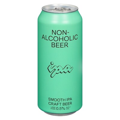 Non-Alcoholic Beer(BSA) Smooth Ipa Craft Beer Ipa 473 ml, $0.85/100ml