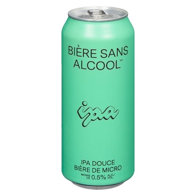 Non-Alcoholic Beer(BSA) Ipa douce bière de micro ipa 473 ml, 0,85 $/100ml