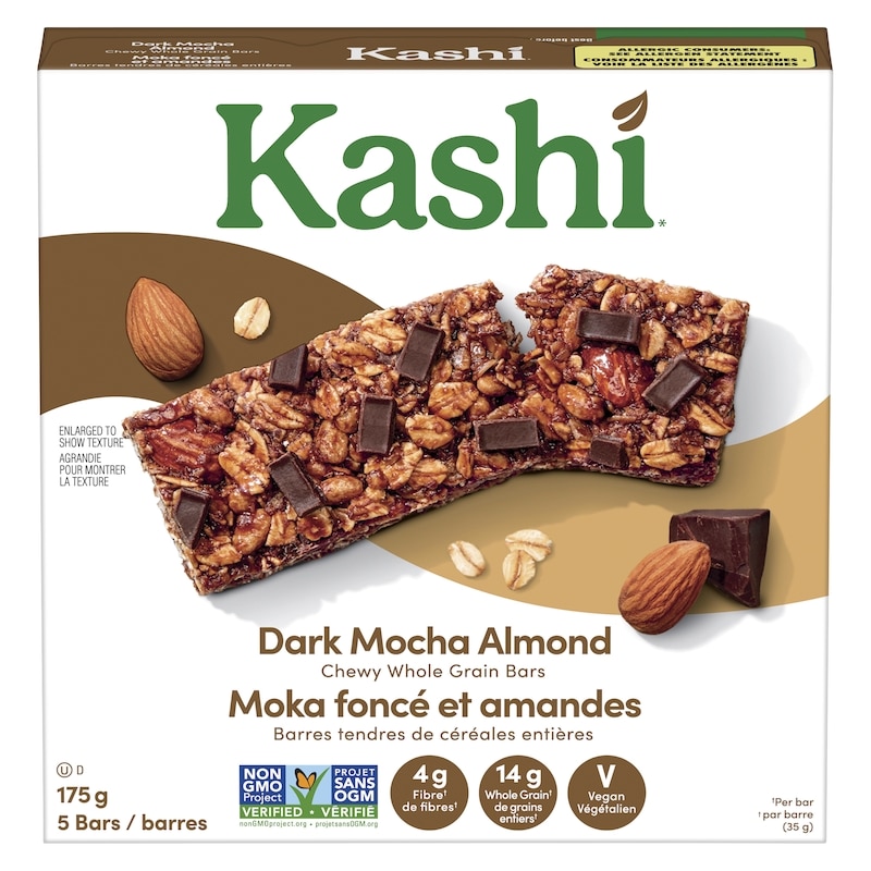 Chewy Whole Grain Bars Dark Mocha Almond
