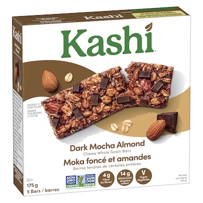 Chewy Whole Grain Bars Dark Mocha Almond