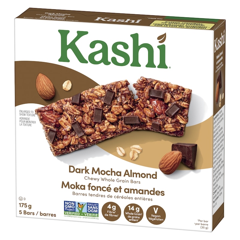 Chewy Whole Grain Bars Dark Mocha Almond