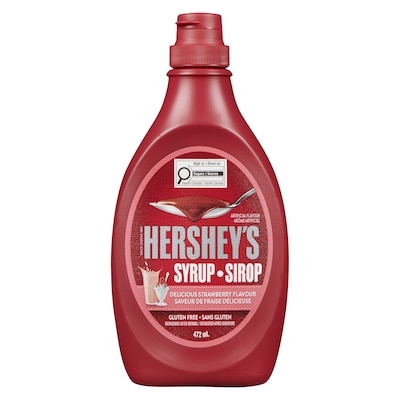 Hershey's Syrup Delicious Strawberry Flavour 472 ml, $1.48/100ml