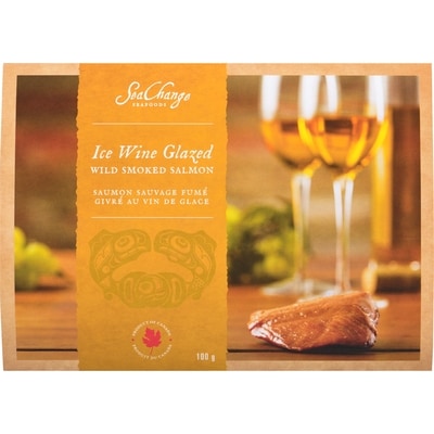 SeaChange Seafoods Wild Smoked Salmon Ice Wine Glazed 100 g, $14.99/100g