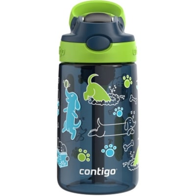 Contigo Aubrey Bouteille d'eau anti-fuite et anti-déversement Citron vert avec chiens 1 ea, 15,00 $/1ch