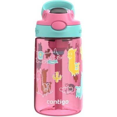 Contigo Aubrey Leak-Proof Spill-Proof Water Bottle, Azalea Jade Llama 1 ea, $15.00/1ea