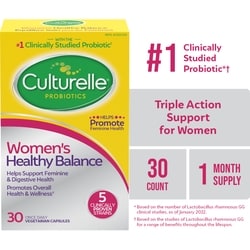 Culturelle Women's Healthy Balance Probiotics 30 ea, $1.30/1ea
