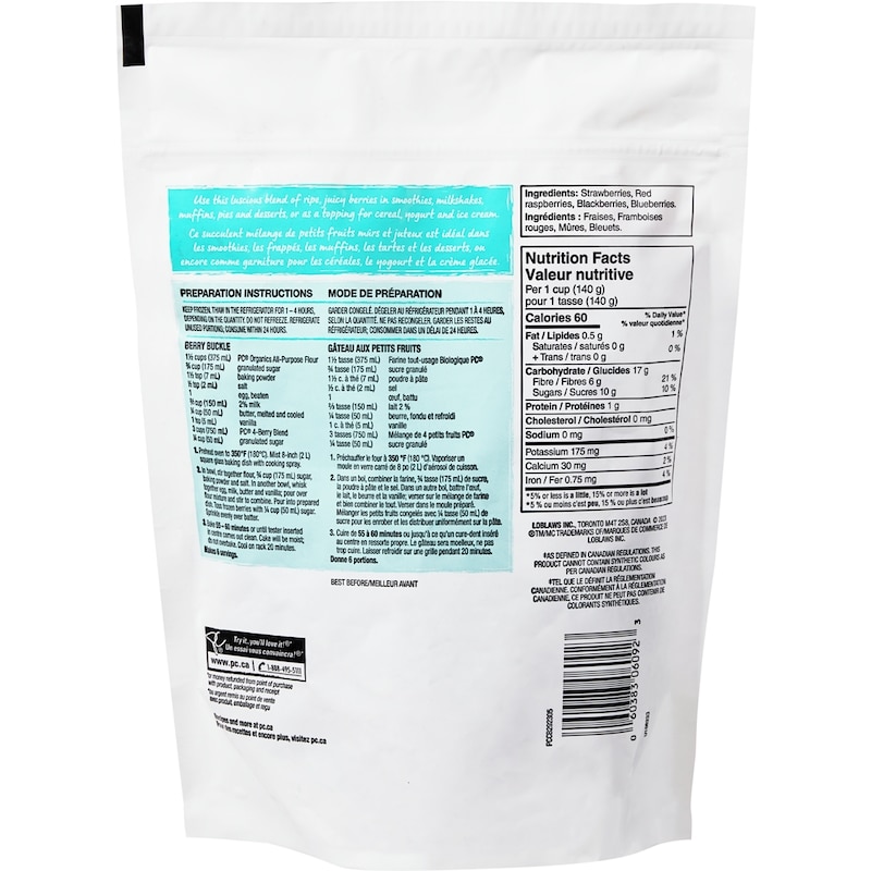 Frozen 4-Berry Blend