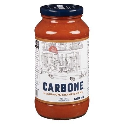 Carbone Sauce pour pâtes champignons 660 ml, 1,82 $/100ml