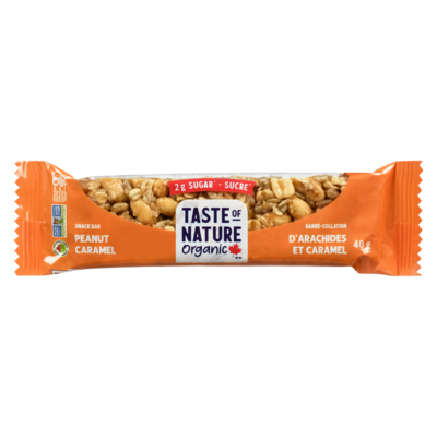 Taste of Nature Snack Bars Peanut Caramel 40 g, $5.73/100g