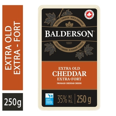Balderson Extra Old Cheddar Cheese 250 g, $3.20/100g