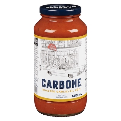 Carbone Pasta Sauce Roasted Garlic 660 ml, $1.67/100ml