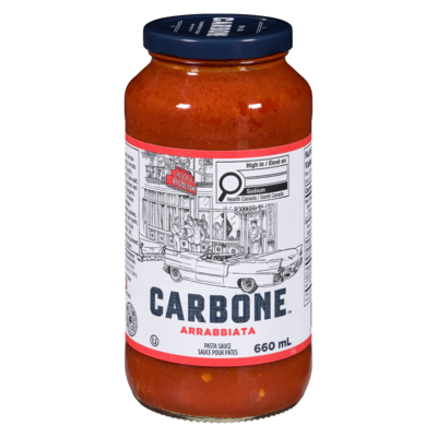 Carbone Sauce pour pâtes arrabbiata 660 ml, 1,82 $/100ml