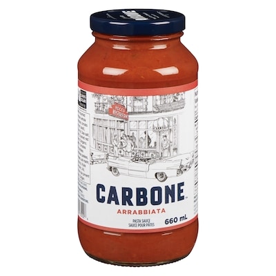 Carbone Sauce pour pâtes arrabbiata 660 ml, 1,82 $/100ml
