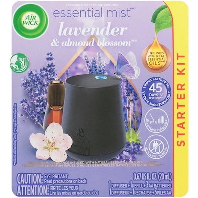 Air Wick ESSENTIAL MIST® - Kit - 1+1 Lavender & Almond Blossom™ 20 ml, $50.00/100ml