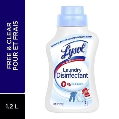 Lysol Laundry Disinfectant - Free and Clear 1.2 l, $0.58/100ml
