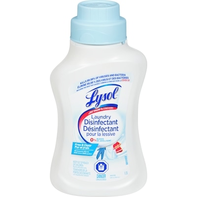 Lysol Laundry Disinfectant - Free And Clear 1.2 l, $0.92/100ml