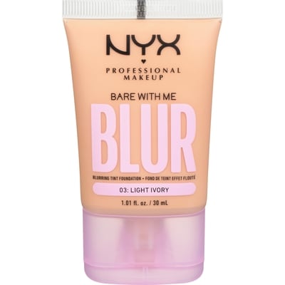 Nyx Bare With Me, Tint Foundation, Medium buildable coverage, 12h hydration, Lightweight matte finish - 03 LIGHT IVORY 30 ml, $53.30/100ml