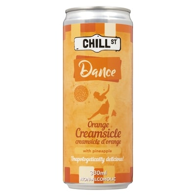 Chill St Dance creamsicle d'orange 330 ml, 0,85 $/100ml