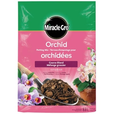 Miracle-Gro Terreau d’empotage pour orchidées 8.8 l, 1,70 $/1ch