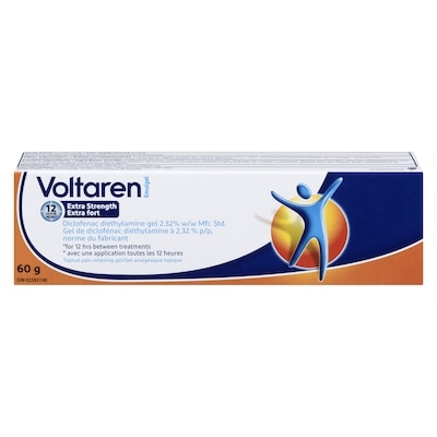 Voltaren Topical Pain Relieving Gel Extra Strength 60 g, $28.32/100g