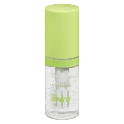 Nyx Fat Oil, Huile pour les lèvres, Hydratation 12hres, Non collant, Formule végane - MY MAIN (Transparent) 4.8 g, 312,29 $/100g