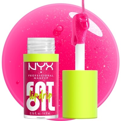 Fat Oil, Huile pour les lèvres, Hydratation 12hres, Non collant, Formule végane - SUPERMODEL (Rose)