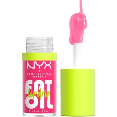 Nyx Fat Oil, Huile pour les lèvres, Hydratation 12hres, Non collant, Formule végane - MISSED CALL (Rose) 4.8 g, 312,29 $/100g