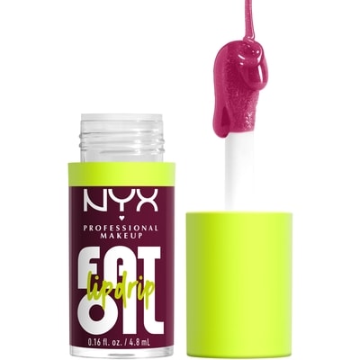 Nyx Fat Oil, Lip drip, 12HR Hydration, Non-sticky, Vegan Formula - 04 THATS CHIC (Berry Purple) 4.8 g, $312.29/100g