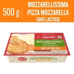 Saputo Fromage Mozzarellissima pizza mozzarella sans lactose 500 g, 1,60 $/100g