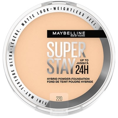 Maybelline Super Stay 24 Hour Hybrid Powder Foundation, Waterproof, Vegan, Mattifying, 220 6 g, $183.33/100g