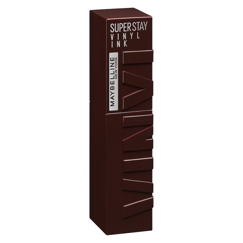 Super Stay Vinyl Ink Longwear No-Budge Liquid Lipcolor, Highly Pigmented Color and Instant Shine, Fearless, Purple Brown