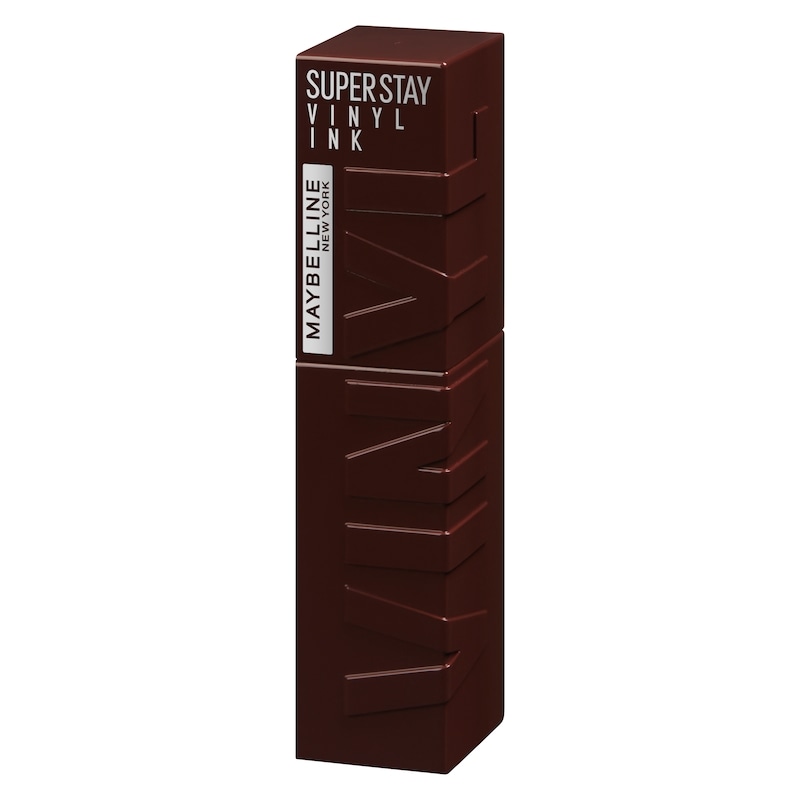 Super Stay Vinyl Ink Longwear No-Budge Liquid Lipcolor, Highly Pigmented Color and Instant Shine, Fearless, Purple Brown