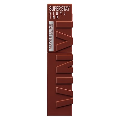 Super Stay Vinyl Ink Longwear No-Budge Liquid Lipcolor, Highly Pigmented Color and Instant Shine, Peppy, Red Purple