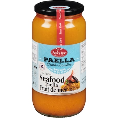 Ferrer Paella bouillon fruit de mer et poisson 940 ml, 1,38 $/100ml
