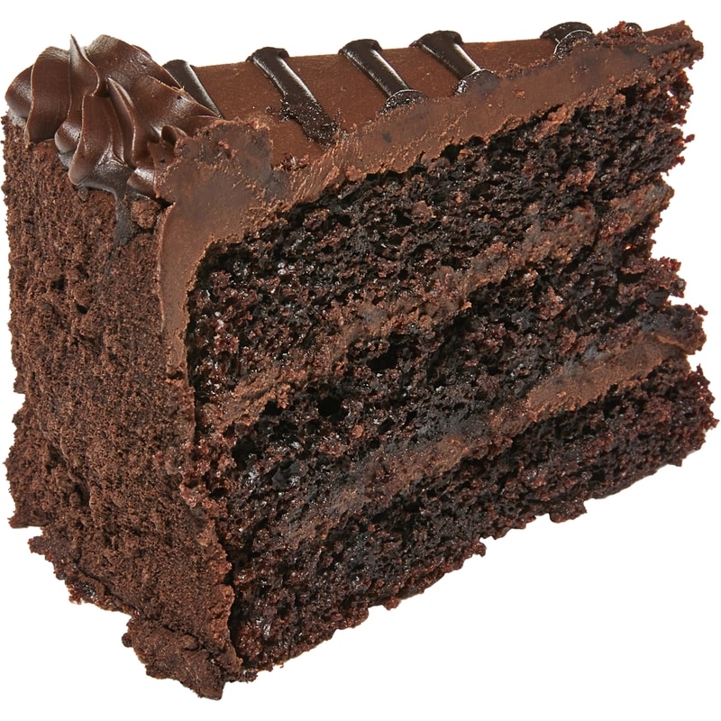 Chocolate Fudge Cake Slice