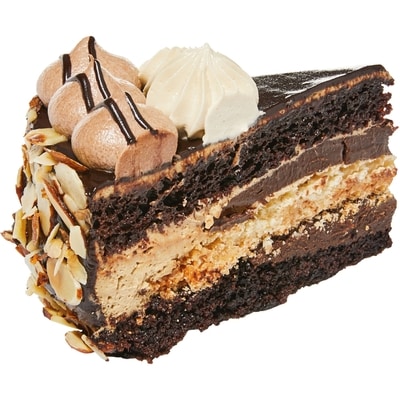 La Rocca Jamocha Almond Fudge Cake Slice