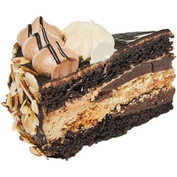 null Tranche de gâteau Jamocha aux amandes et au fudge 133 g, 3,01 $/100g