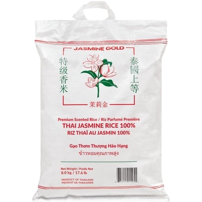 Jasmine Gold Thai Jasmine Rice 8 kg, $0.22/100g