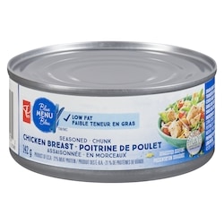 PC Blue Menu Blue Menu Chicken Breast Seasoned Chunk 142 g, $2.46/100g