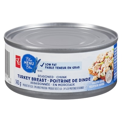 PC Blue Menu Blue Menu Turkey Breast Seasoned Chunk 142 g, $2.46/100g