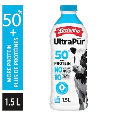 Lactantia Ultrapur Ultra-Filtered Milk 0% 1.5 l, $0.37/100ml