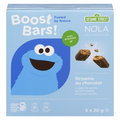 NOLA Baking Co. Boost bars brownie au chocolat 100 g, 8,99 $/100g