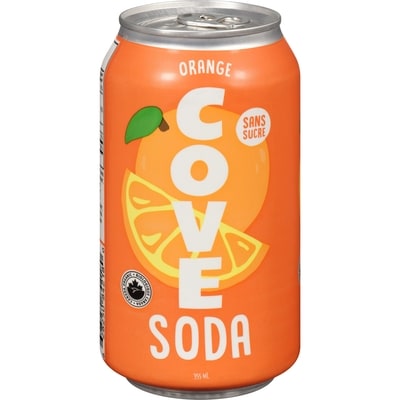 COVE Un soda santé orange 355 ml, 0,84 $/100ml