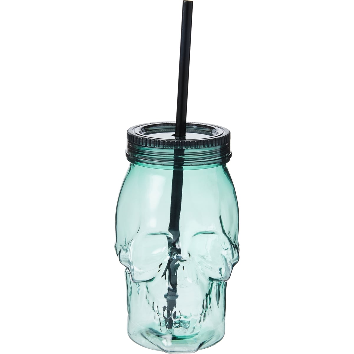 null Gobelet tête de mort avec paille – jade 1 ea, 5,00 $/1ch