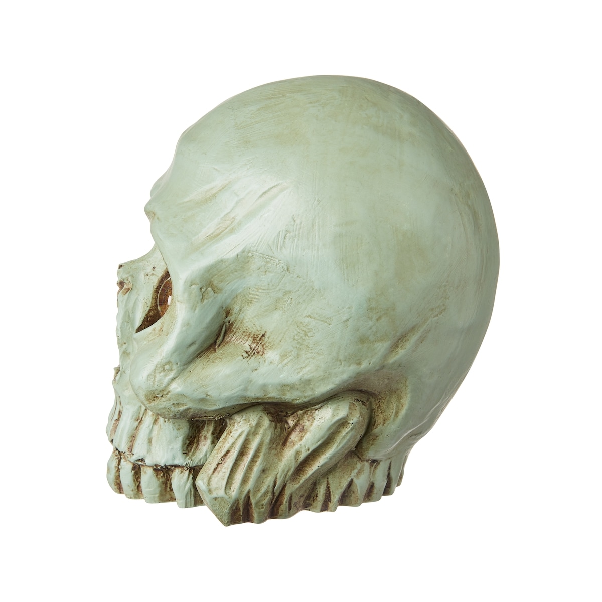 null Crâne en résine de 7 po, jade 1 ea, 9,00 $/1ch
