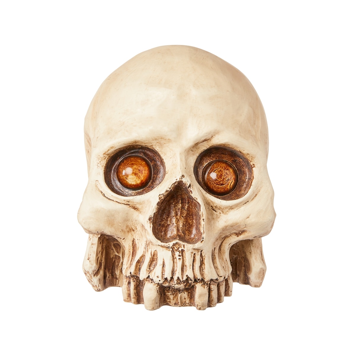 null 7IN  Resin Skull - Bone  1 ea, $9.00/1ea