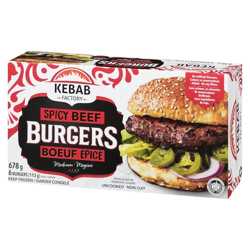 Spicy Beef Burgers Medium