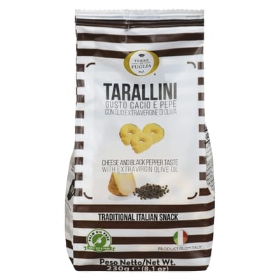 Terre Di Puglia Tarallini Cheese & Black Pepper 230 g, $1.73/100g