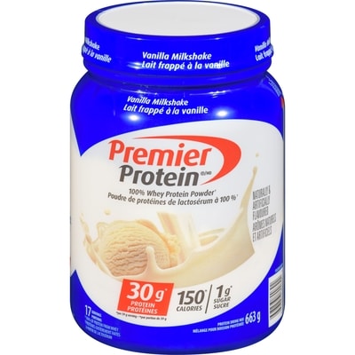 Premier Powder Protein Whey Powder Vanilla Milkshake 663 g, $5.13/100g